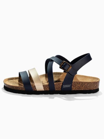 Sunbay Sandalen "Gravita" in Schwarz