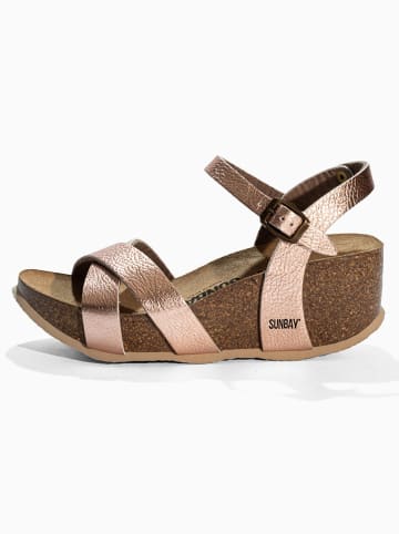 Sunbay Sleehaksandalen "Pivoine" roségoudkleurig