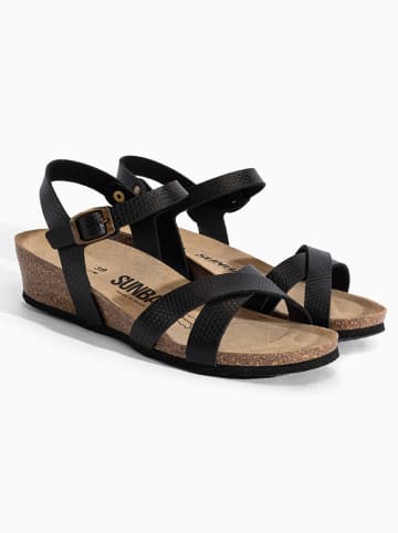 Sunbay Keilsandaletten "Lecheria" in Schwarz