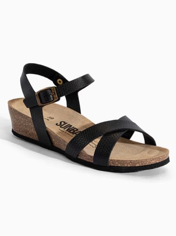 Sunbay Keilsandaletten "Lecheria" in Schwarz