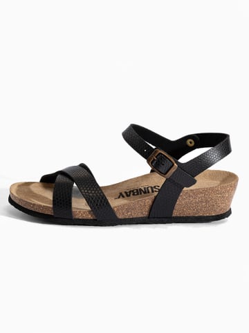Sunbay Keilsandaletten "Lecheria" in Schwarz