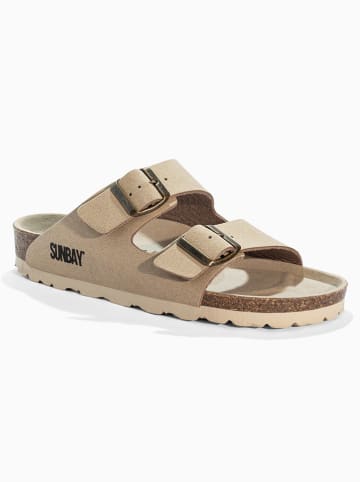 Sunbay Pantoletten "Trefle" in Beige