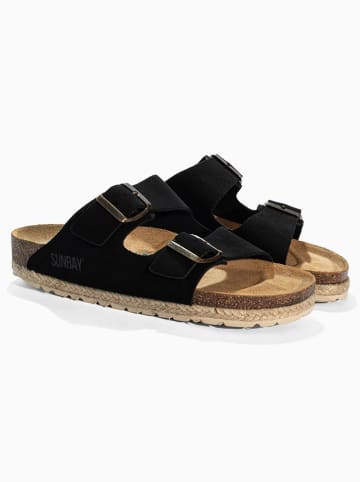 Sunbay Pantoletten "Turmero" in Schwarz