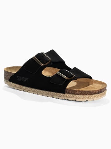 Sunbay Klapki "Turmero" w kolorze czarnym
