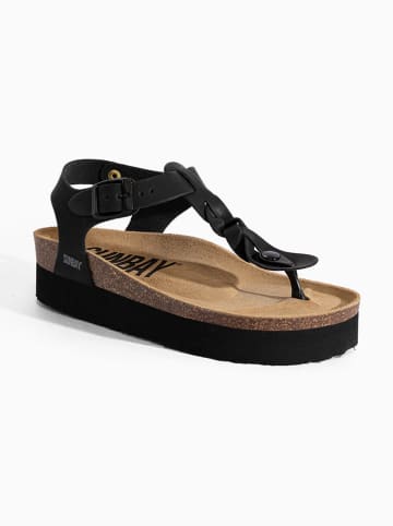 Sunbay Zehentrenner "Arroz" in Schwarz