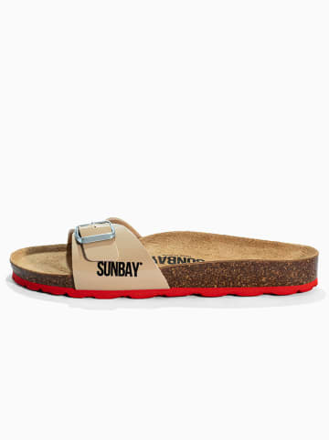 Sunbay Pantoletten "Alix" in Beige