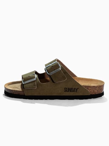 Sunbay Pantoletten "Trefle" in Braun