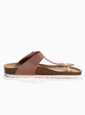 Sunbay Leder-Zehentrenner "Camelia" in Hellbraun