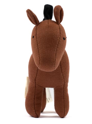 FABELAB Rassel "Horse Hildur" in Braun - ab Geburt
