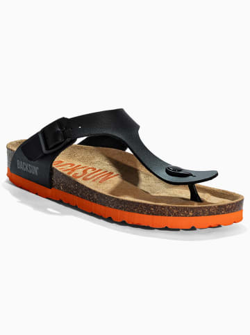 BACKSUN Teenslippers "Singapore" zwart