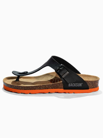 BACKSUN Teenslippers "Singapore" zwart