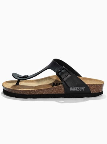 BACKSUN Zehentrenner "Singapore" in Schwarz