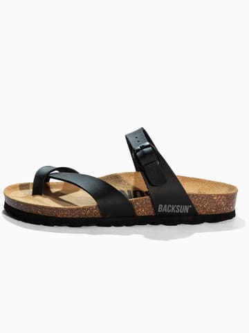 BACKSUN Japonki "Barcelone" w kolorze czarnym