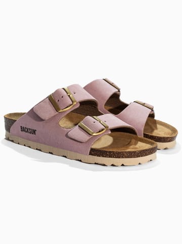 BACKSUN Pantoletten "Bali" in Rosa