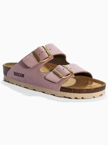 BACKSUN Pantoletten "Bali" in Rosa