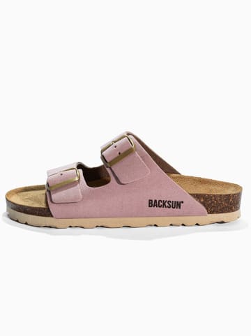 BACKSUN Pantoletten "Bali" in Rosa