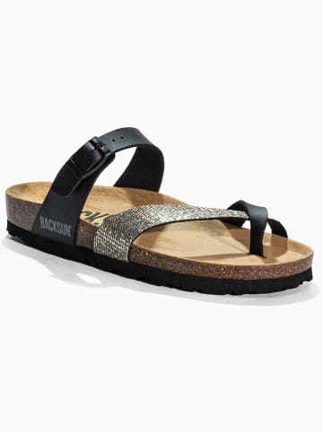 BACKSUN Teenslippers "Barcelone" zwart