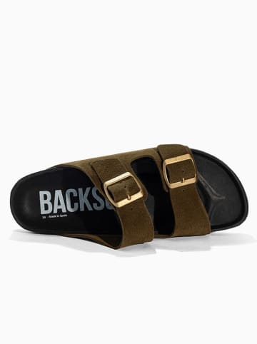 BACKSUN Pantoletten "Bali" in Braun