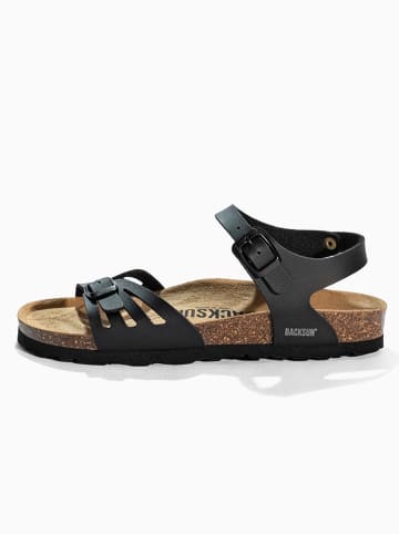 BACKSUN Sandalen "Rio" in Schwarz