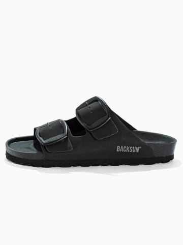 BACKSUN Slippers "Londrina" zwart