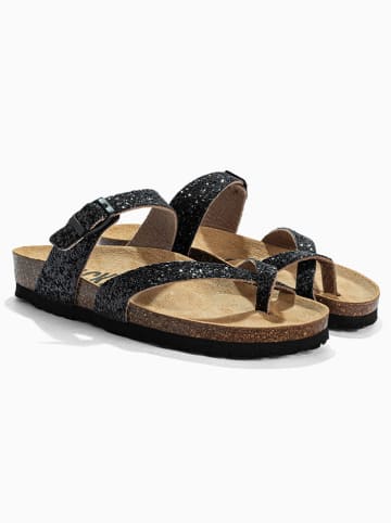 BACKSUN Teenslippers "Barcelone" zwart