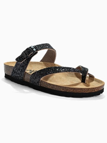 BACKSUN Zehentrenner "Barcelone" in Schwarz