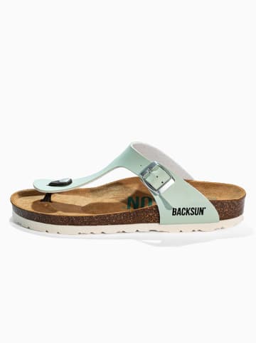 BACKSUN Japonki "Chimbote" w kolorze zielonym
