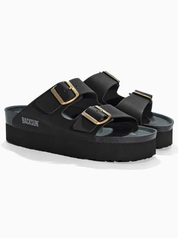BACKSUN Slippers "Maldives" zwart