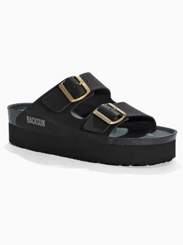 BACKSUN Slippers "Maldives" zwart