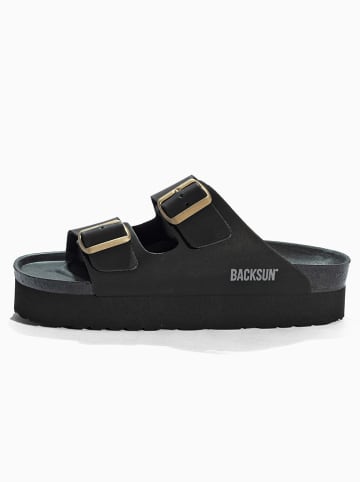 BACKSUN Slippers "Maldives" zwart