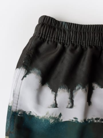 admas Badeshorts in Schwarz