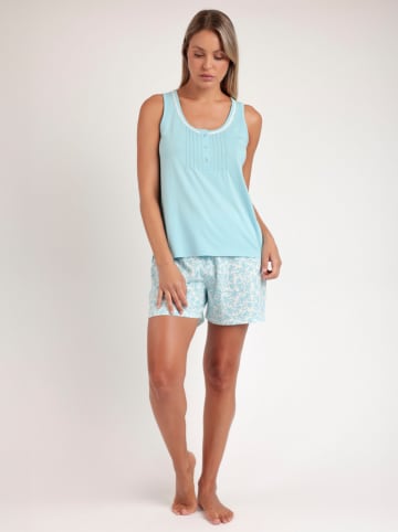 admas Pyjama turquoise