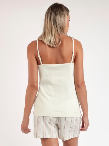 admas Pyjama in Gelb/ Bunt