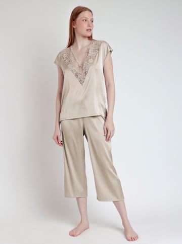 admas Pyjama in Beige