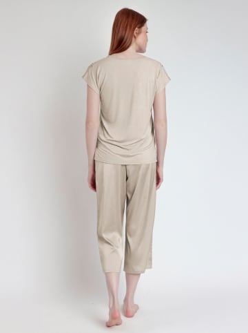 admas Pyjama in Beige