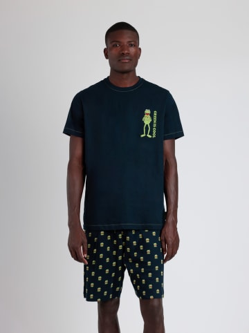 admas Pyjama in Dunkelblau