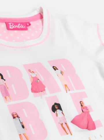 admas Pyjama in Weiß/ Rosa