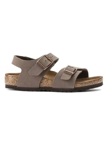 Birkenstock Leder-Sandalen "New York" in Beige