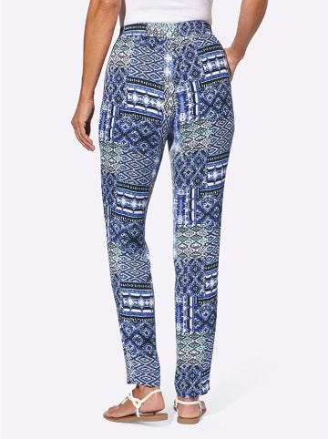 WITT WEIDEN Broek blauw/crème
