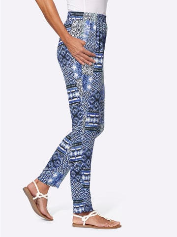 WITT WEIDEN Hose in Blau/ Creme