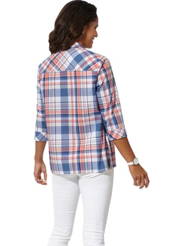 WITT WEIDEN Blouse blauw/wit/oranje