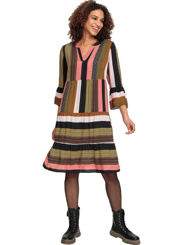 WITT WEIDEN Kleid in Schwarz/ Khaki/ Pink