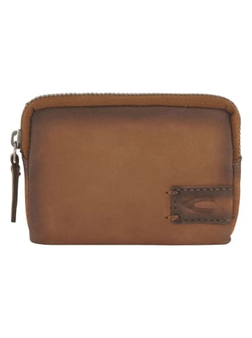 Camel Active Leder-Schlüsseletui "Dallas" in Cognac - (B)11 x (H)7,5 x (T)2,5 cm