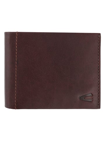 Camel Active Leren portemonnee "Niagara" donkerbruin - (B)12 x (H)9,5 x (D)2 cm