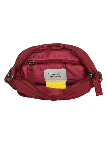 Camel Active Umhängetasche "City" in Dunkelrot - (B)16 x (H)21 x (T)6 cm
