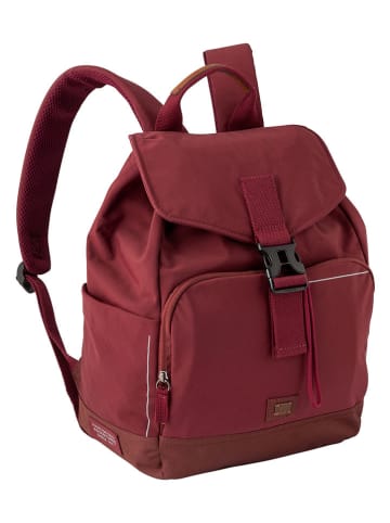 Camel Active Rucksack "City" in Dunkelrot - (B)38 x (H)34 x (T)18 cm