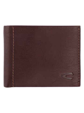 Camel Active Leren portemonnee "Niagara" donkerbruin - (B)11 x (H)8,5 x (D)2 cm