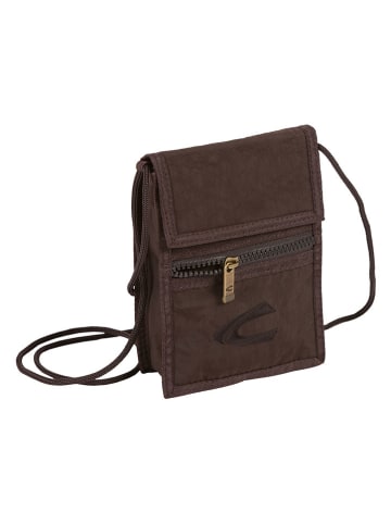 Camel Active Reise-Geldbörse "Journey" in Dunkelbraun - (B)11,5 x (H)16,5 x (T)4 cm