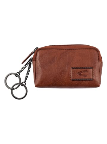 Camel Active Leder-Schlüsseletui "Panama" in Cognac - (B)10,5 x (H)7 x (T)3 cm