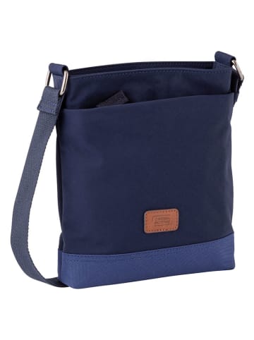 Camel Active Umhängetasche "City" in Dunkelblau - (B)22 x (H)22 x (T)4,5 cm